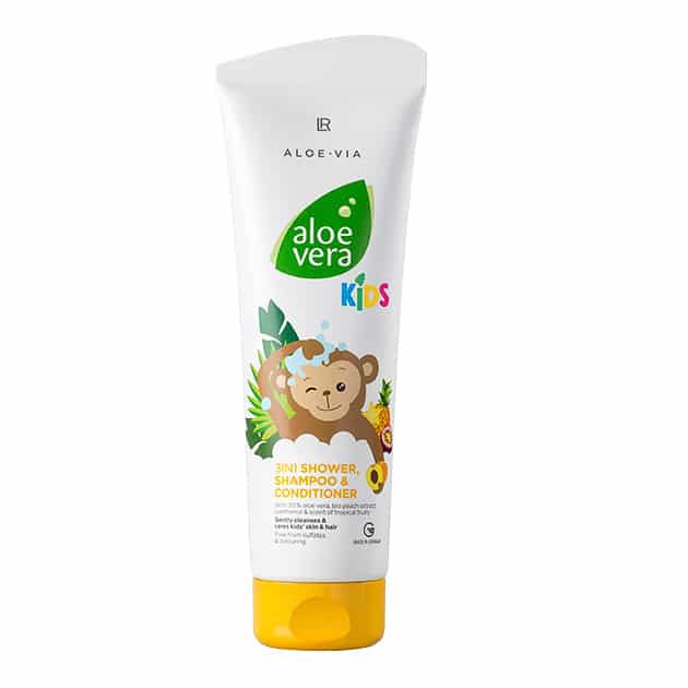 vervormen Alfabetische volgorde Interpreteren Aloe vera douche en shampoo kinderhuid verzorging in een jungle beleving